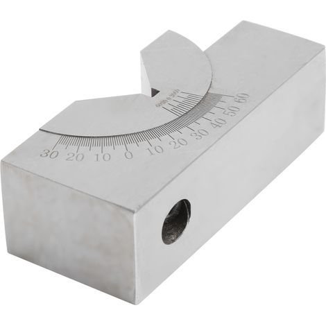 Bloc V à angle réglable pour fraiseuse, tour et outils de menuiserie