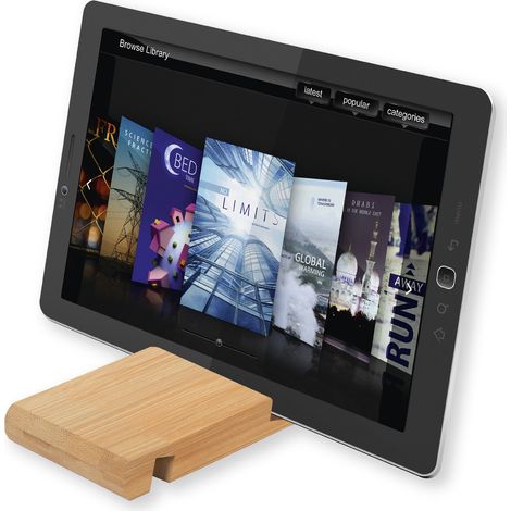 Support Smartphone Et Tablette Bois (1/5)