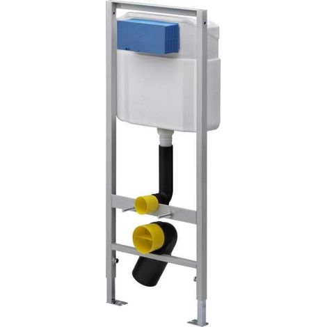 Viega WC Element Viega Eco 8180.25 in 1130mm Stahl grau 606671 (1/3)