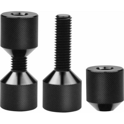 2 goupilles de bride à 2 trous, diamètre 1 1/8 po, en alliage d'aluminium, pour trous de boulons de 3/8 à 1 po (1/5)