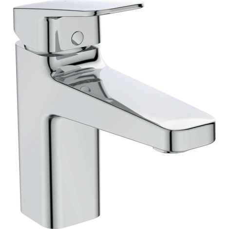 Ideal Standard Grifo de lavabo Ceraplan H90 sin desagüe proy.124mm BlueStart Cromo, BD224AA (1/4)