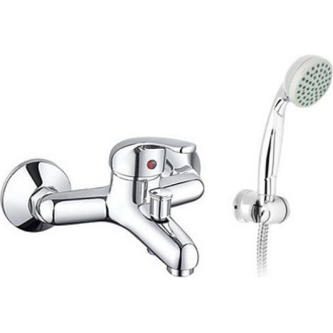MONOCOMANDO VASCA CON DUPLEX SERIE DELFINA Cromo