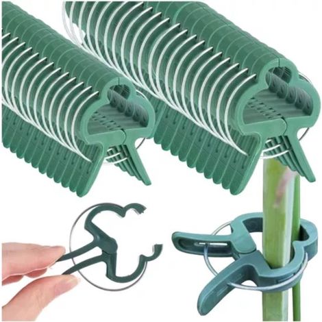 Lot de 108 clips de fixation pour plantes et jardin (1/2)