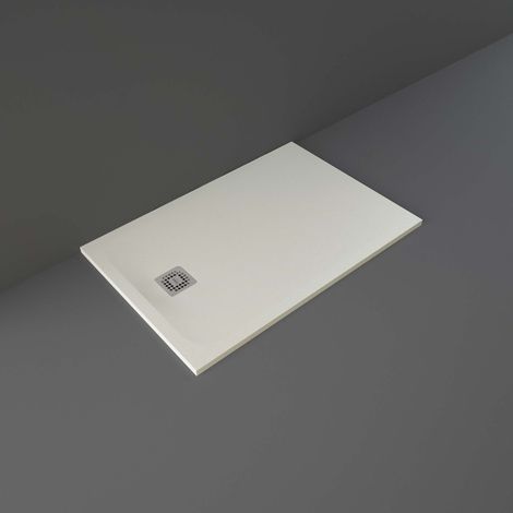 RAK Feeling Greige 1200mm x 800mm Rectangular Shower Tray - RFST080120S505 (1/3)