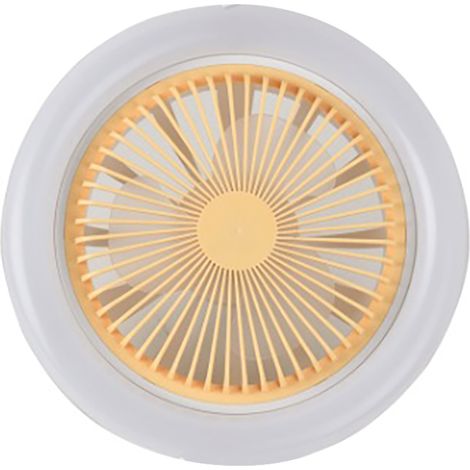 30W weiße LED-Lampe mit E27-Sockel, Deckenventilator für Schlafzimmer, Büro, Studentenwohnheim, Mini-Ventilator. (1/5)