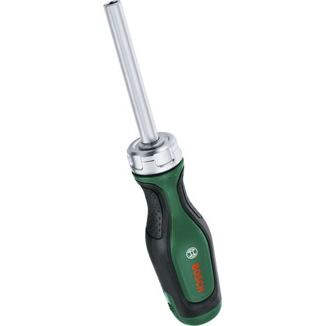 Bosch Hand Tools Bit Ratchet Screwdriver + 12 Bits 1600A032V0 (1/5)