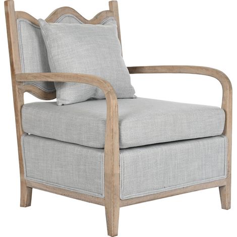 Fauteuil style scandinave gris élégance et confort - Gris clair Scandinave (1/5)