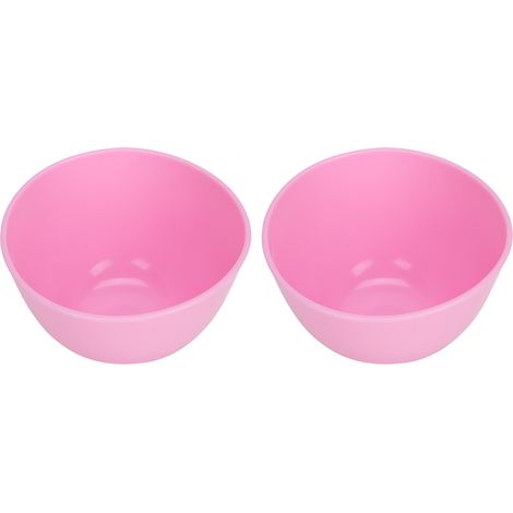 Lot de 2 bols mélangeurs souples PVC pour masque visage DIY, pliables et portables, usage salon de beauté maison (1/5)