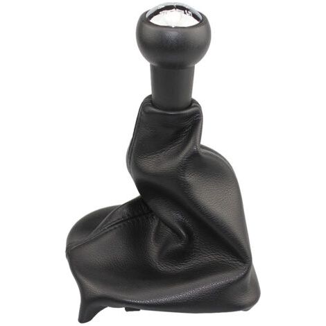 Boule de levier de vitesse manuelle pour voiture, compatible avec Peugeot 207307308, couvercle de levier de vitesses anti-poussière, boule de tête de levier de vitesses