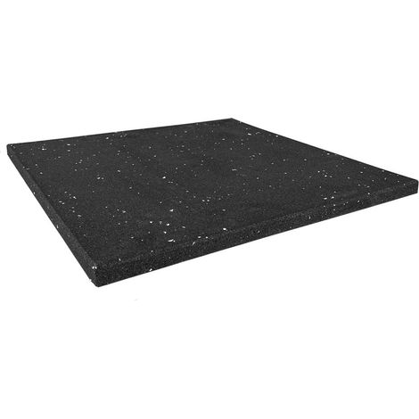 JARDIN202 - Loseta de Caucho Antivibración  Especial para Exterior y Gimnasios  Suelos Infantiles  Fitness  100 x 100 x 1,5 cm