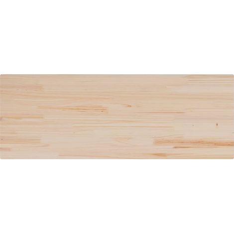 Table Top 110x40x2.5 cm Rectangular Solid Wood Pine vidaXL