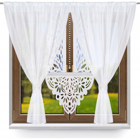 Set di tende moderne P10 per soggiorno e camera da letto, elegante divisorio per ambienti 400x145
