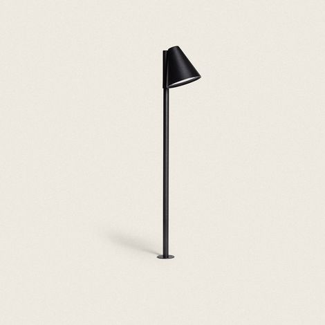 Baliza Exterior LED 6W 60 cm con Pincho Drimlec Negro Mate