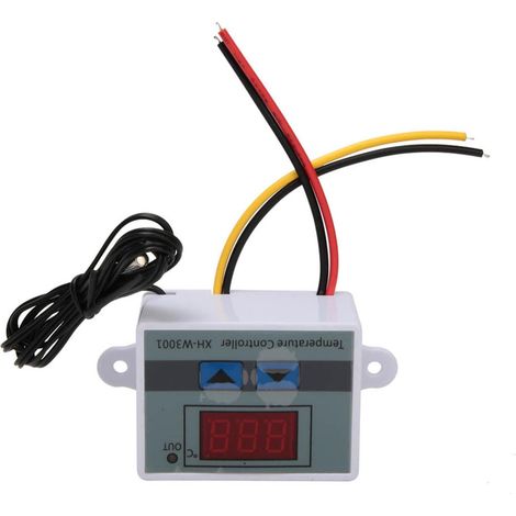Xh-W3001 Régulateur de Température Contrôleur de Température Numérique Commutateur de Contrôle de Température Avec Sonde Étanche(110-220V/1500W) (1/5)