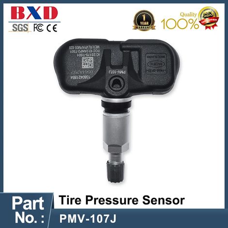 (1 capteur PMV-107J) Capteur de pression des pneus pour véhicule PMV-107J 42607-33021 315 MHz préprogrammé, compatible avec Toyota RAV4, Lexus CT, ES, GS et GX. (1/5)