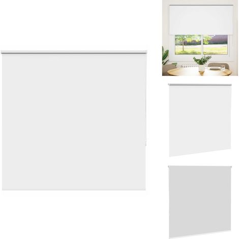 Verdunkelungsrollo Weiß 160x150cm Stoffbreite 156,6cm Polyester - Verdunkelungsrollo - Verdunkelungsrollos - Rollo - Verdunklungsrollo (1/5)
