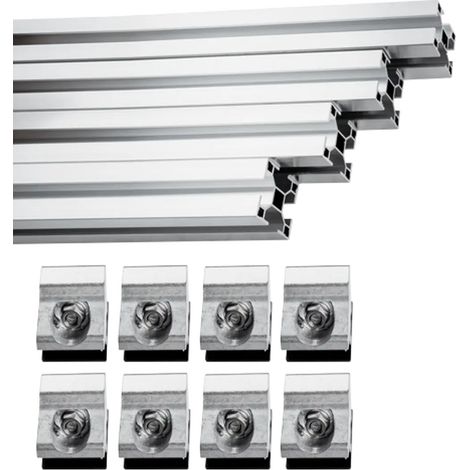 Wolf Binari di montaggio Aluplus set da 4, verticali, 2485501