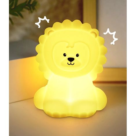Veilleuse Bébé Enfant Lion Lampe Veilleuses Enfant Rechargeable 9 Couleurs LED Veilleuse Tactile Lumiere jardin terrasse extérieur (1/5)