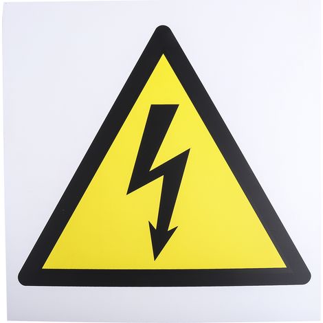 Panneau de danger, avec pictogramme : Danger Electricité " " ( Prix pour 1 )