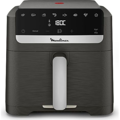 Friteuse sans huile Moulinex Air fryer Easy Fry Compact EZ866HF1 Gris (1/5)