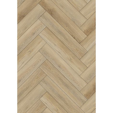Mexen Worcester panneaux vinyles chevrons 635 x 127 mm SPC 6,5 mm, sous-couche IPEX 1,5 mm, 4 V-Fuga, Chêne - F1176-0635-127-50 (1/2)