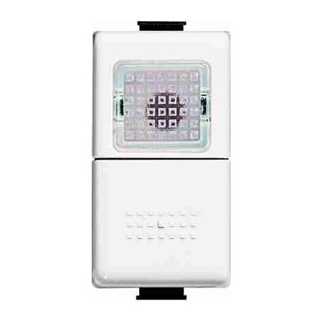 BTIAM5057B Pulsador de señal blanco de 24 V y 1,5 W con portalámparas