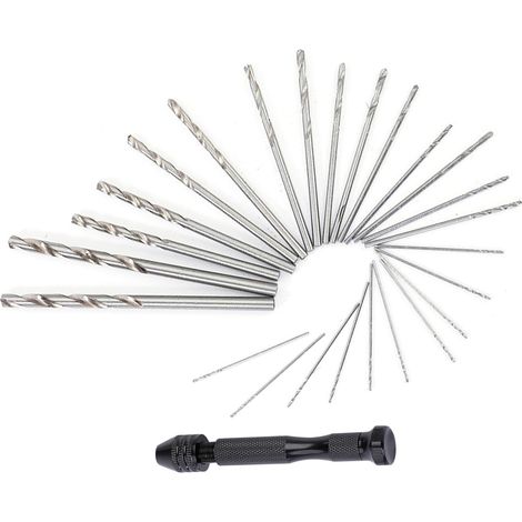 Mini-Spiralbohrer-Set aus Hartmetall für kleine Schmuckmodelle (0,5–3,0 mm) (1/5)