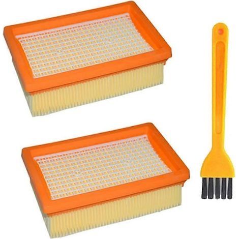 Lot de 2 filtres de rechange pour aspirateur eau et poussière KARCHER MV4 MV5 MV6 WD4 WD5 WD6 - Filtre HEPA 2.863-005.0 (1/5)