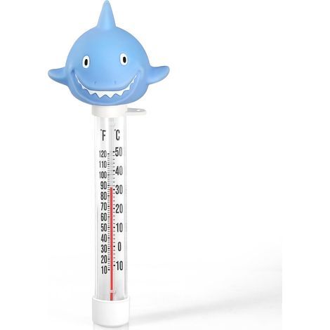 Thermomètre flottant pour piscine avec cordon, résistant aux chocs, pour mesurer la température de l'eau dans les piscines, les spas, les jacuzzis et les aquariums.-AquaForge (1/4)