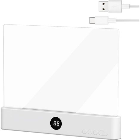 Lampe De Lecture 3 Couleurs Rechargeable Avec Minuterie (1/5)