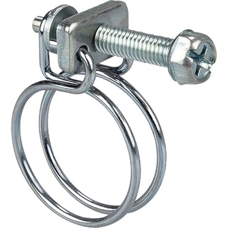 Collier double fils acier 2 pièces Boutté Ø12 mm