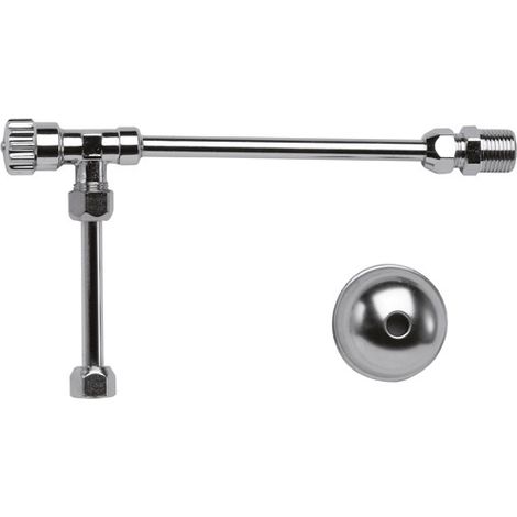 Rubinetto per cassetta cromato 1/2mx3/8f (1/3)