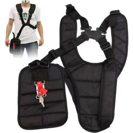 Harnais De Sécurité - Nylon Haute Résistance - Pour Tondeuse À Gazon Et Débroussailleuse - Ajustable Avec Système Dégagement Rapide - 1 Pièce (1/5)
