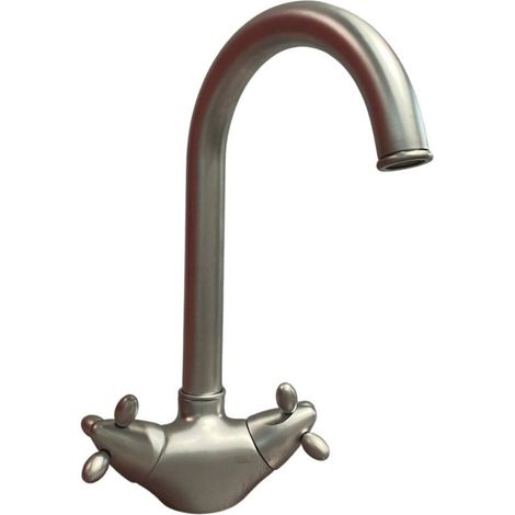 Miscelatore da cucina bicomando satinato Paini Trixi 75CN572 30x18x5 cm (1/3)