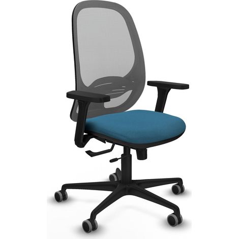 Chaise de bureau piqueras y crespo Cilanco gris maille ergonomique (1/2)