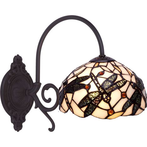 Applique Tiffany avec bras diamètre 20cm Série Pedrera