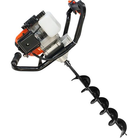 TRADE SHOP - Trivella Mototrivella 2 Mani Trivellatrice A Scoppio 52cc 2 Con Punta Da 150 Mm - (1/5)