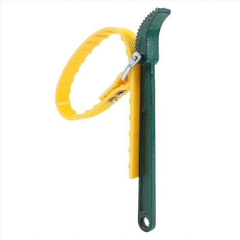 Clé à courroie pour filtre à huile 8 pouces, clé multifonctionnelle, clé à filtre à huile réglable, outil de démontage manuel (1/5)