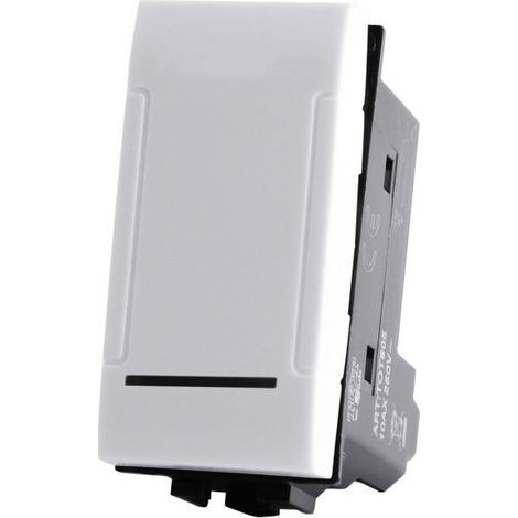 Mapam ART Deviatore Unipolare 16A 250V T1 compatibile Bticino Light bianco - 803B