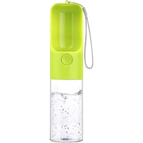 Bouteille d'eau pour Chien Portable Distributeur d'eau pour Animaux Gourde pour Chien Voyage Bouteille Chien Chat Pet Travel Water Drink Bouteille Animal 450ml (1/5)