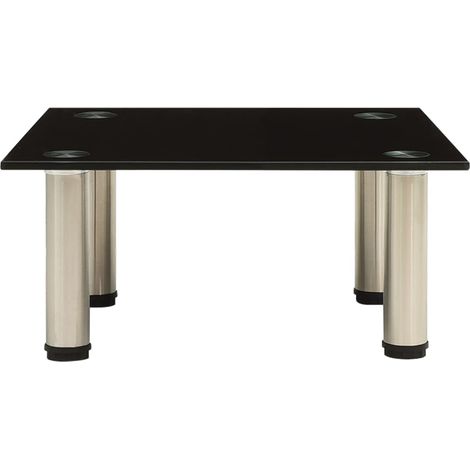 Meuble TV,Banc TV,Armoire TV Noir 40x35x17 cm Verre trempé CFW243981 (1/5)