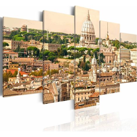 Tableau toits de la ville éternelle - 200 x 100 cm (1/3)
