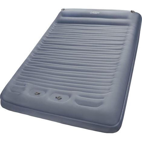 Matelas Camping 2 Personnes 14 cm Ultra Épais avec Pompe à Pied (1/5)