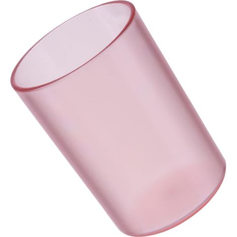 und Gurgelbecher aus Kunststoff rosa Badezimmerbecher