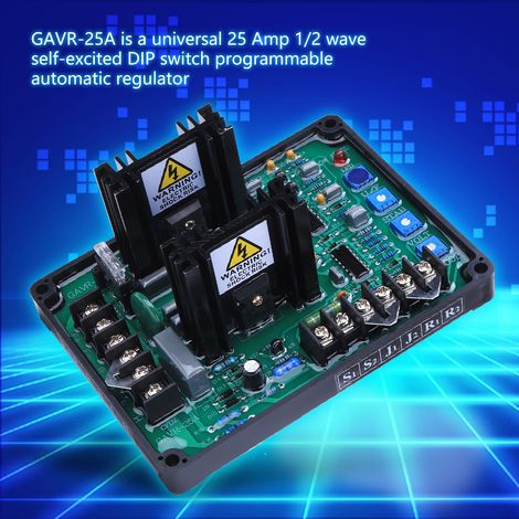 Stabilisateur de tension automatique pour générateur diesel AVR GAVR-25A (1/4)