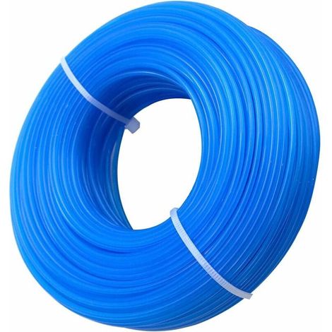 Filo tondo in nylon da 1,6 mm per decespugliatori, lunghezza 100 m. Resistente per un taglio preciso dell'erba. Compatibile con diversi modelli.