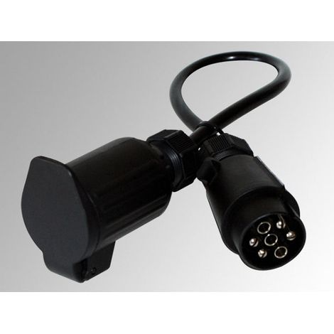 Adaptateur Long 7/13 Broches Pour Prise D'attelage Las (1/4)