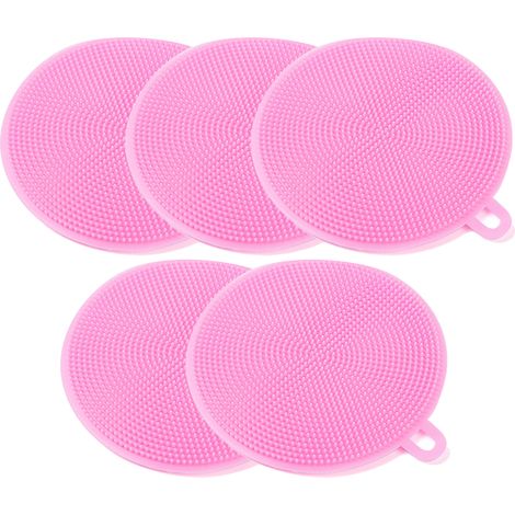 Éponge En Silicone - Pour Vaisselle - Résistant À La Chaleur Jusqu'à 230 °C - Convient Aux Verres Et Tasses - Lot De 1 (1/5)