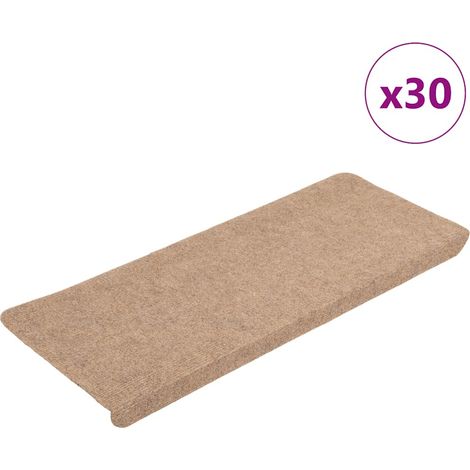 Maison Exclusive - Tappetini Autoadesivi per Scale 30 pz Beige 65x24,5x3,5 cm