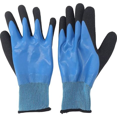 Paquete de 12 guantes aislantes eléctricos, guantes de trabajo aislantes de alto voltaje de 1000 V, guantes de seguridad ignífugos para electricistas, guantes antideslizantes para electricistas.